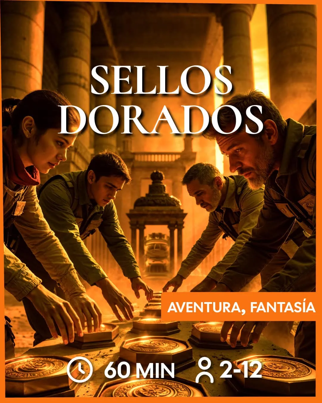 Sellos Dorados Sala de Escape